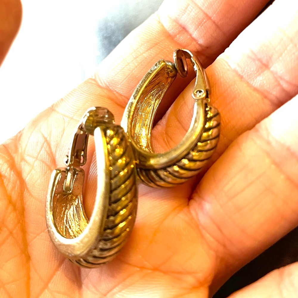 Rope Detail Clip on Earrings ❤️